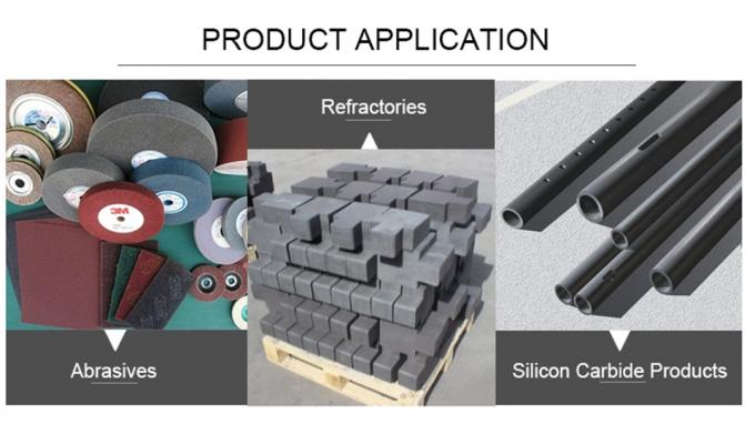 अग्निरोधक सिस पाउडर 99% शुद्धता कार्बोरुंडम ग्रिट सिलिकॉन कार्बाइड घर्षण पाउडर 2