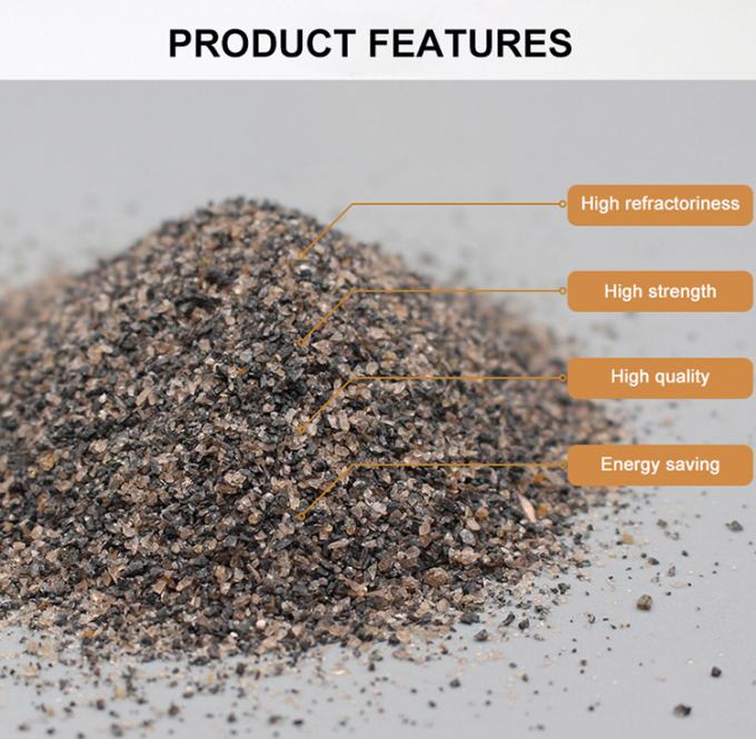 56-58% Al2o3 रेफ्रेक्टरी एंडलुसिट कीमत 0-1 मिमी 1-3 मिमी 200 जाली रेफ्रेक्टरी कच्चे माल 1
