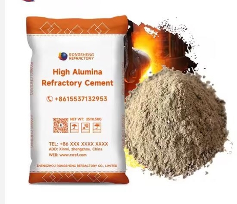 उच्च तापमान अस्थिर रेफ्रेक्टरीज A600 Ca60 Ca80 उच्च एल्यूमिनियम रेफ्रेक्टरी सीमेंट भट्ठी निर्माण के लिए