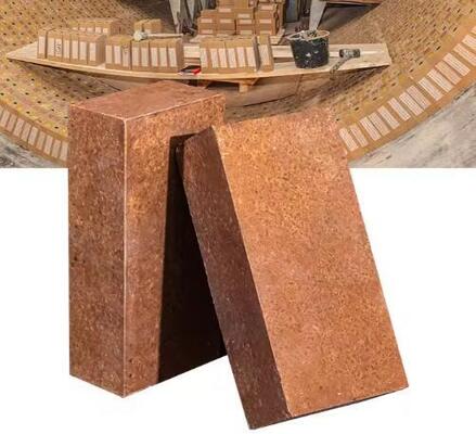 उच्च तापमान दुर्दम्य मैग्नीशियम ईंट उत्कृष्ट स्लैग प्रतिरोध स्टील भट्टी लाइनिंग के लिए सिंटर्ड मैग्नेशिया ईंटें