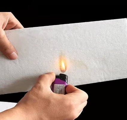 0.3-15 मिमी मोटाई एल्यूमीनियम सिलिकेट फाइबर पेपर 1260 थर्मल इन्सुलेशन सिरेमिक फाइबर पेपर