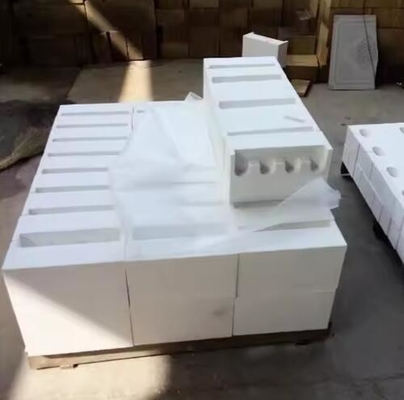 एल्यूमीनियम बुलबुला अस्थिर ईंट 1800C एल्यूमीनियम खोखले गेंद अछूता ईंट सिरेमिक भट्ठी के लिए