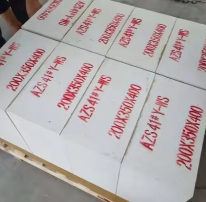 उच्च तापमान फ्यूज्ड कास्ट ईंट रेफ्रेक्टरी जिरकोनिया कोरंडम ईंट AZS-41, AZS-36, AZS-33 ग्लास फर्नेस के लिए