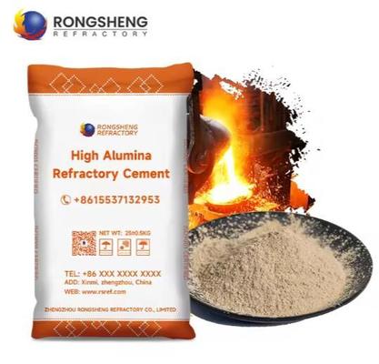 अवरोधक कैल्शियम एलुमिनेट सीमेंट Ca50 Ca60 Ca70 C80 उच्च एल्यूमिना फायर सीमेंट रिफ्रैक्टरी कास्टेबल के लिए