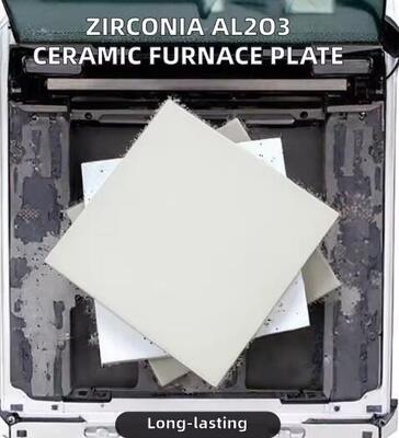 उच्च तापमान भट्टी औद्योगिक सिरेमिक अनुप्रयोग कस्टम कटिंग बेंडिंग प्रोसेसिंग के लिए ज़िरकोनिया Al2O3 सिरेमिक प्लेट