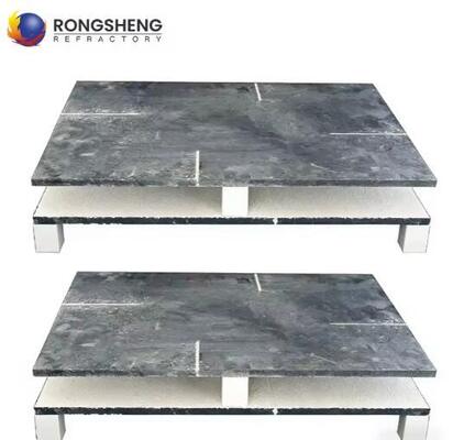 सिरेमिक ओवन के लिए कस्टम सिलिकॉन कार्बाइड प्लेटें गोल चौकोर एसआईसी, एसएसएसआईसी, आरबीएसआईसी स्लैब नाइट्राइड बॉन्डेड सिलिकॉन कार्बाइड भट्ठा शेल्फ