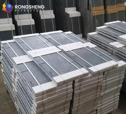 सिरेमिक ओवन के लिए कस्टम सिलिकॉन कार्बाइड प्लेटें गोल चौकोर एसआईसी, एसएसएसआईसी, आरबीएसआईसी स्लैब नाइट्राइड बॉन्डेड सिलिकॉन कार्बाइड भट्ठा शेल्फ